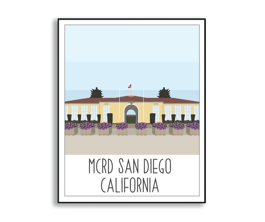 MCRD San Diego Print