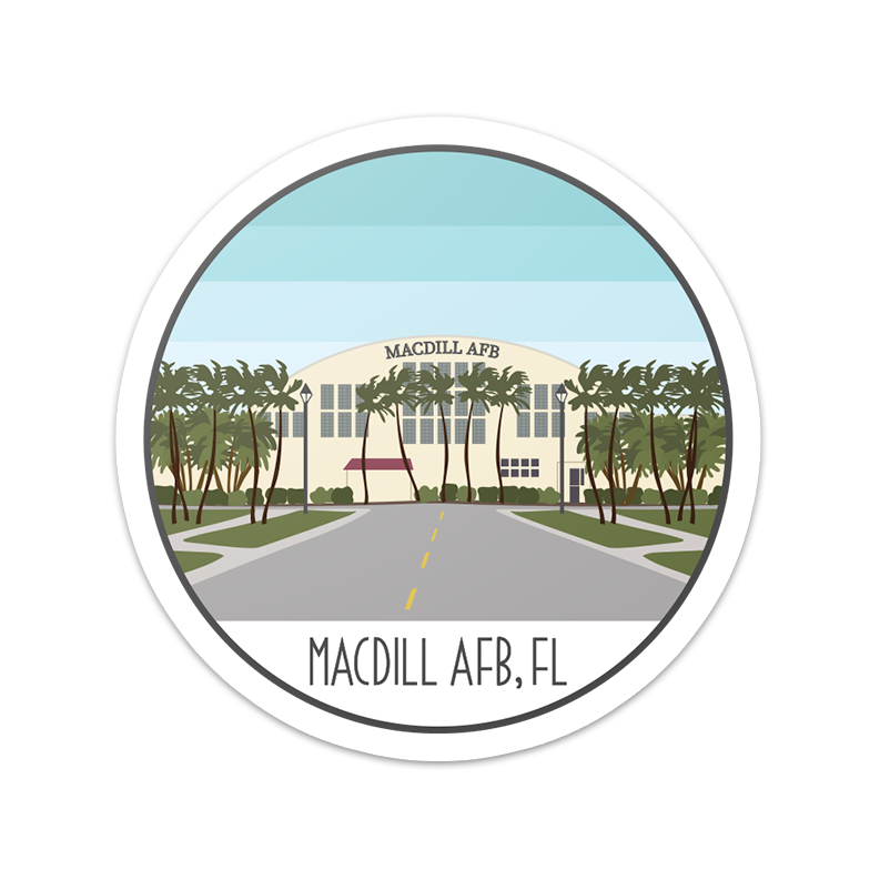 MacDill AFB Sticker