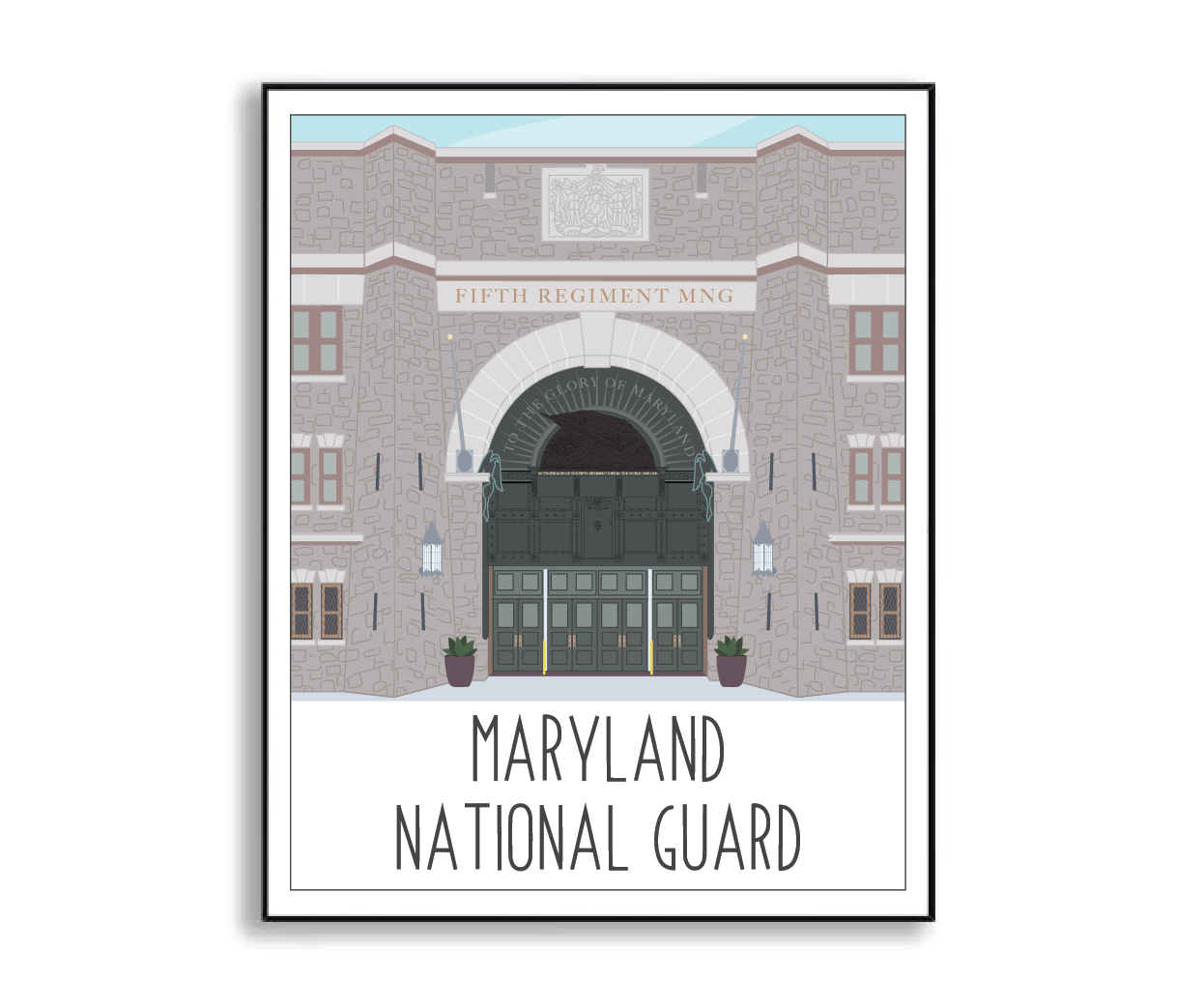 Maryland National Guard Print