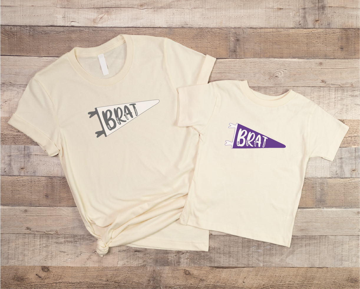 Military BRAT Pennant Tee