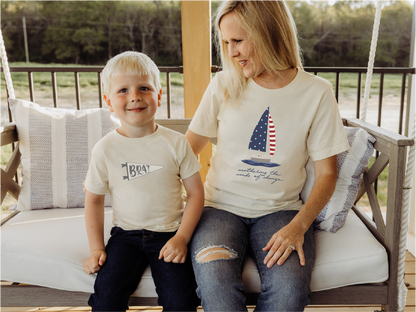 Military BRAT Pennant Tee