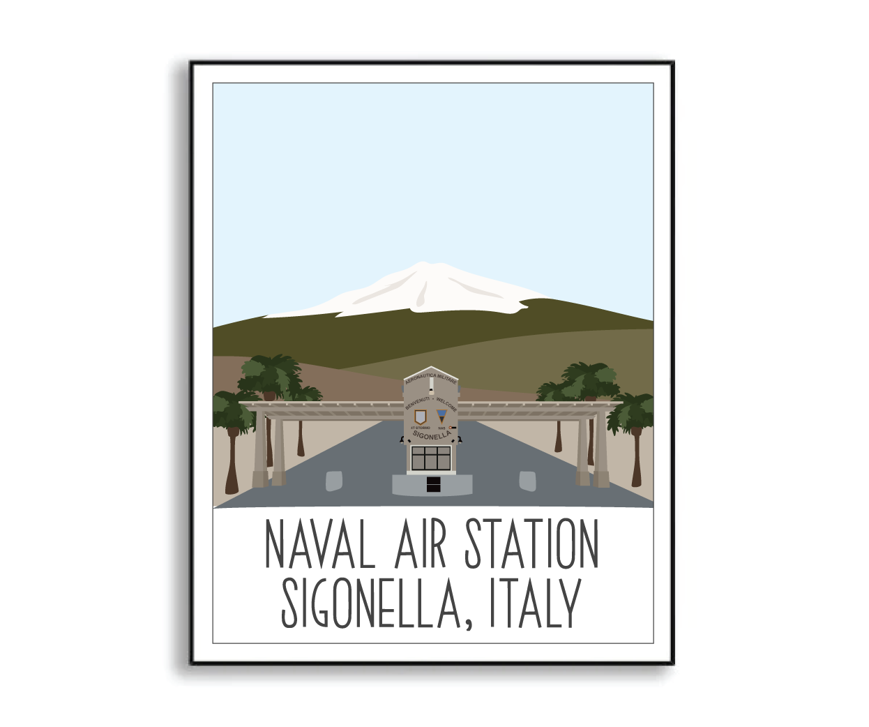 Naval Air Station Sigonella Print