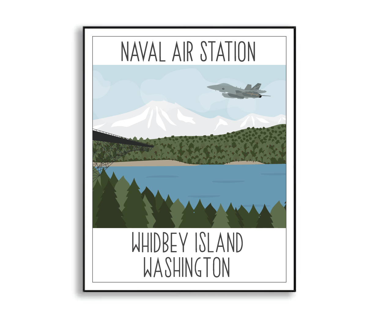 Naval Air Station Whidbey Island Print