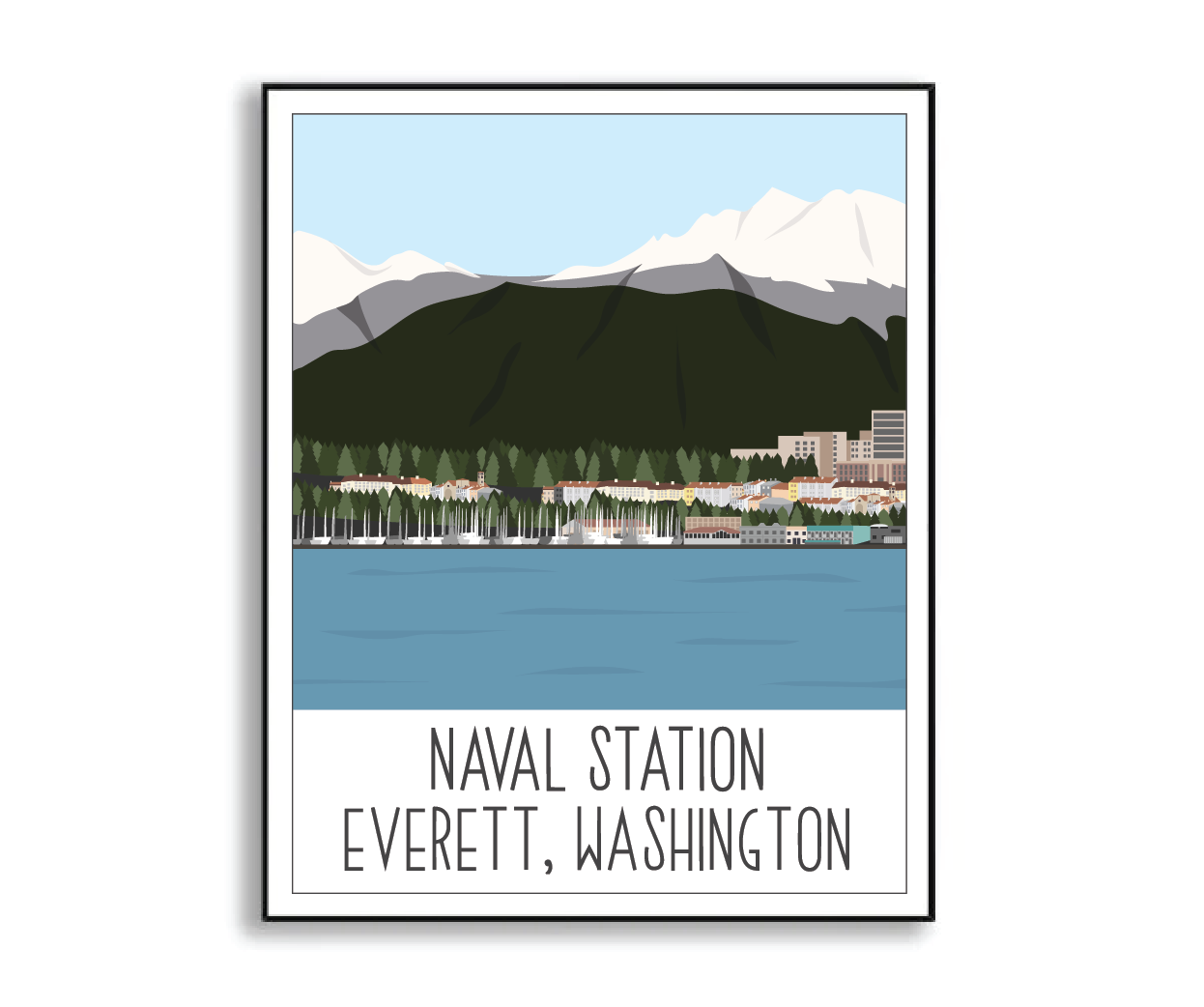 Naval Station Everett Print