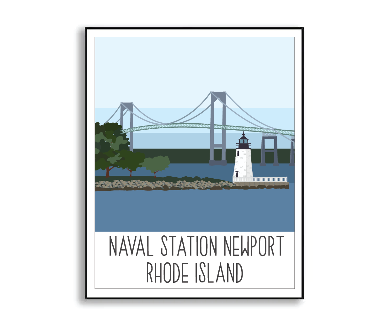 Naval Station Newport Print – Sketch + Sentiment