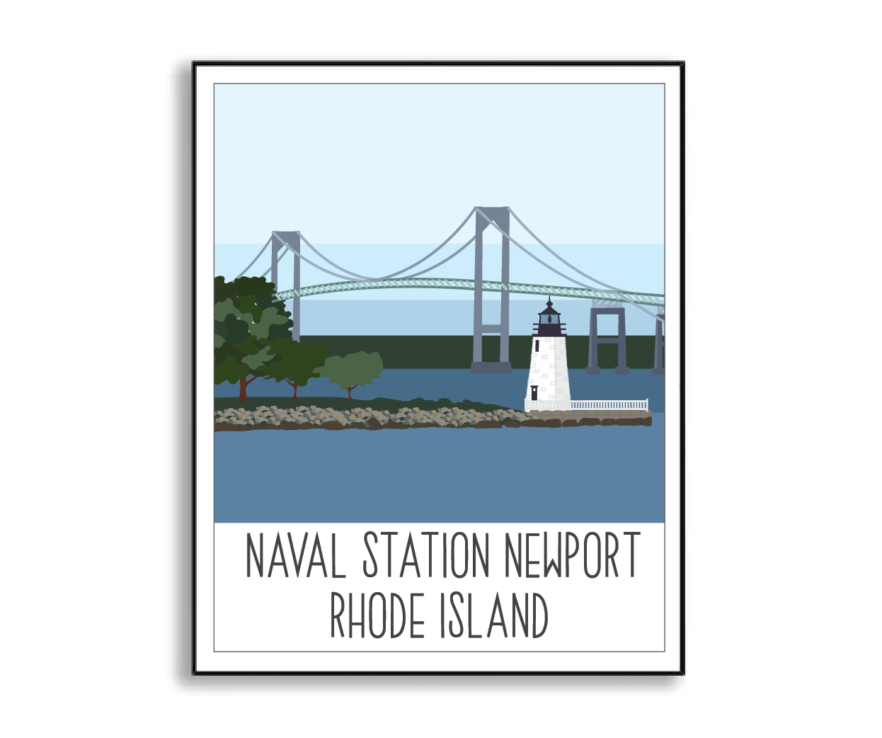 Naval Station Newport Print