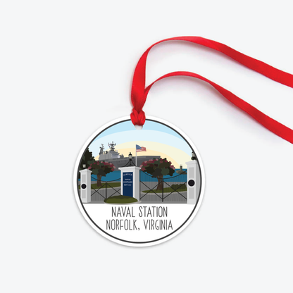 Naval Station Norfolk Ornament