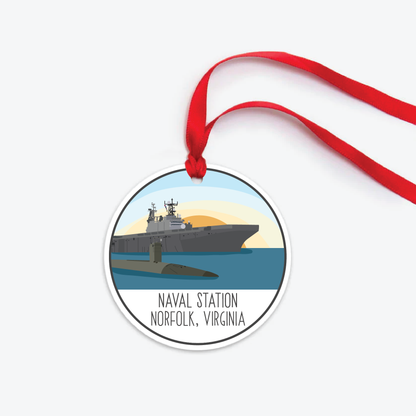 Naval Station Norfolk Ornament