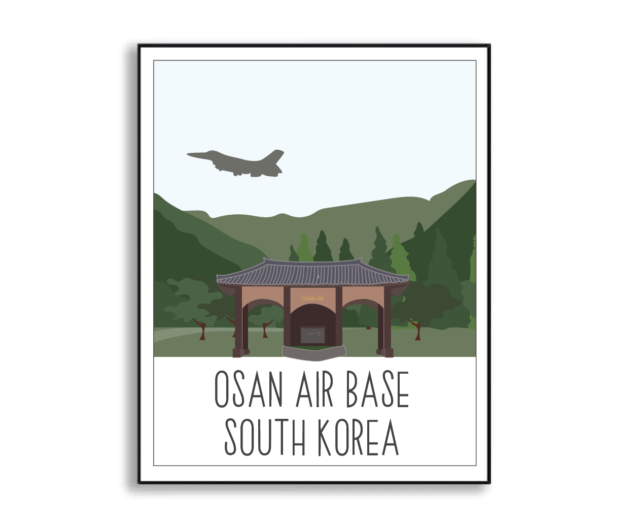 Osan Air Base Print