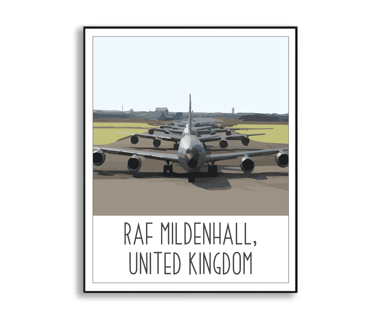 RAF Mildenhall Print