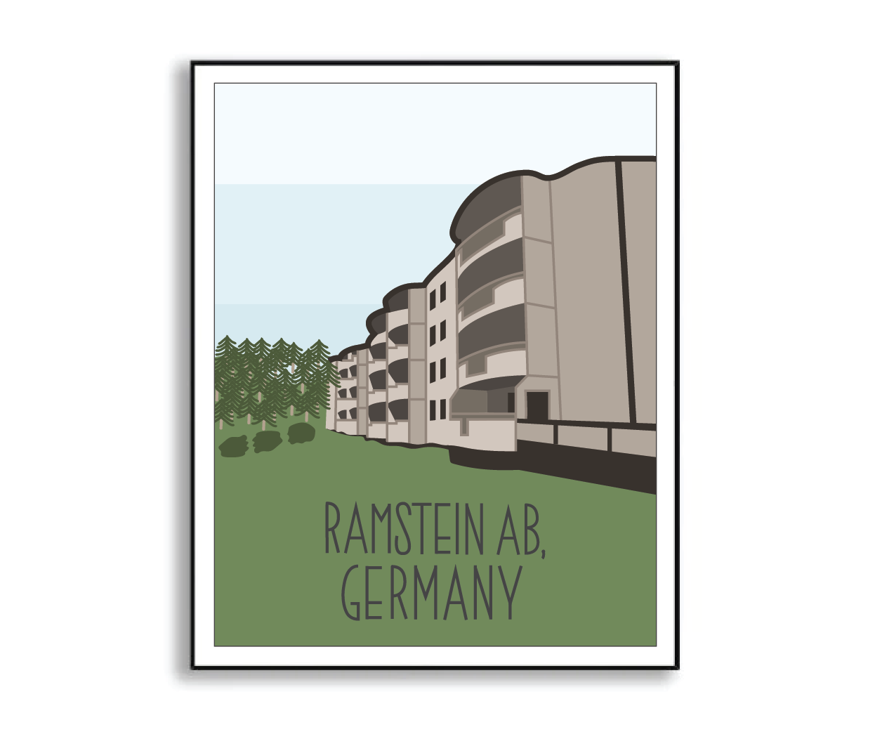 Ramstein Air Base Print