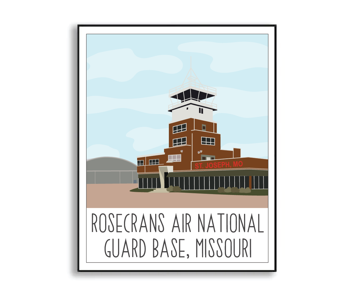 Rosecrans Air National Guard Base Print