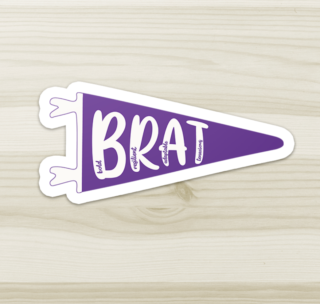 Military Brat Flag Sticker