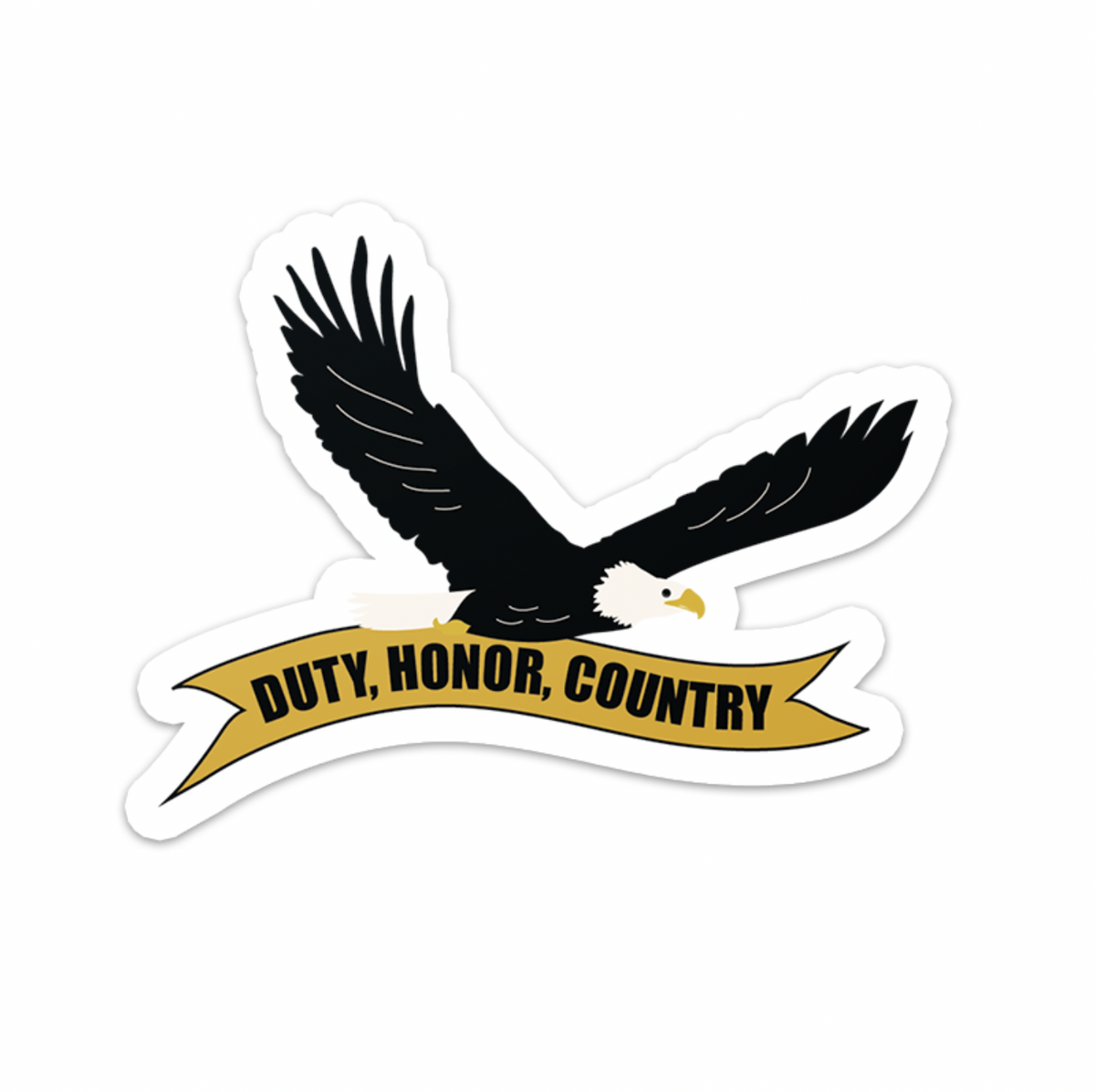 Duty, Honor, Country Eagle Sticker