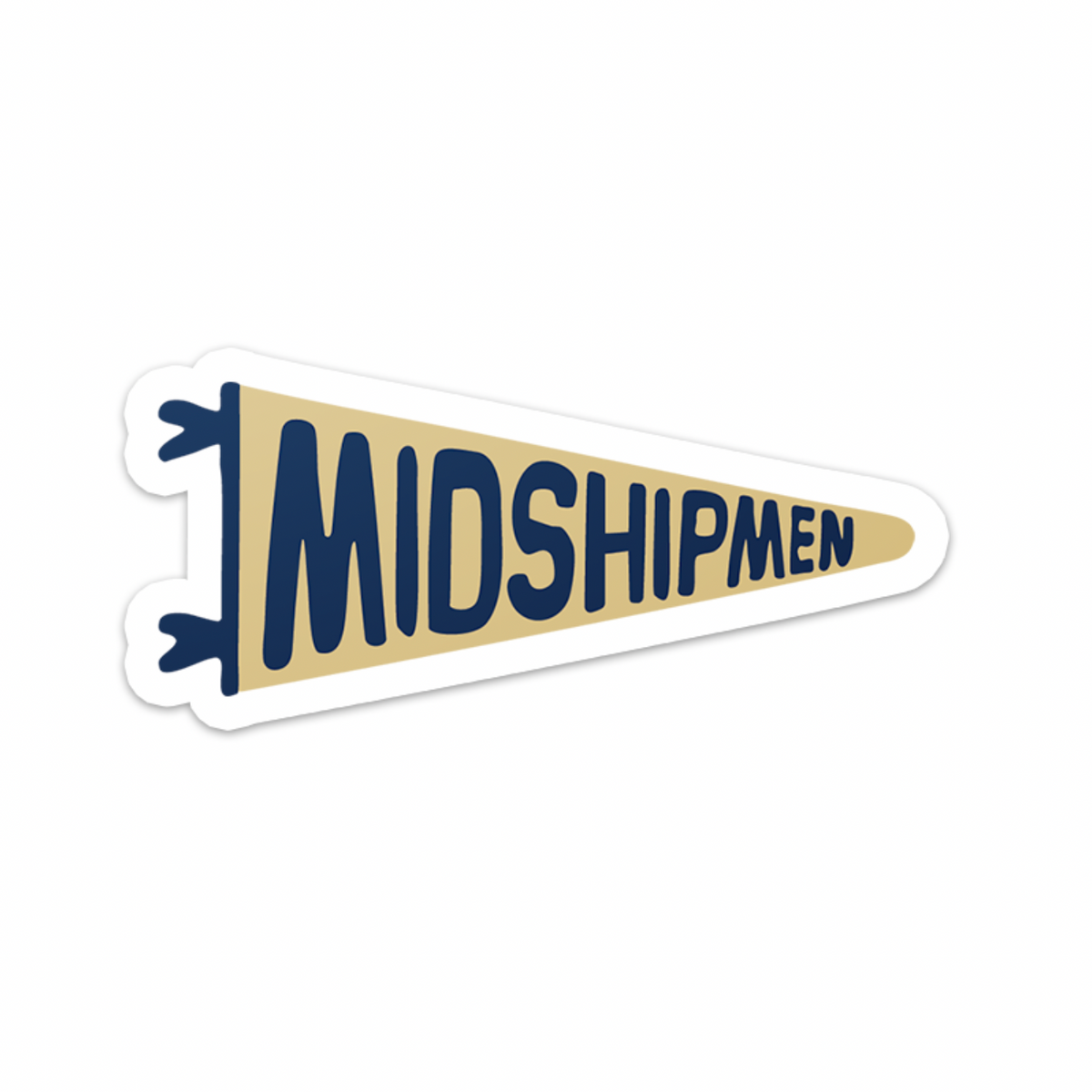 Midshipmen Pennant Sticker