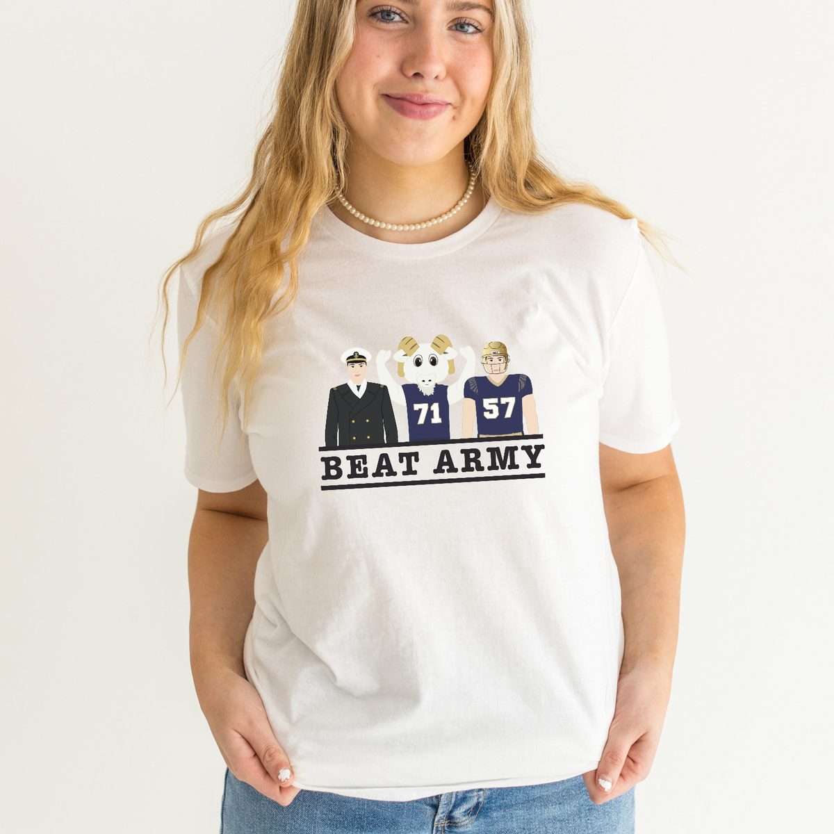 Beat Army Character Tee