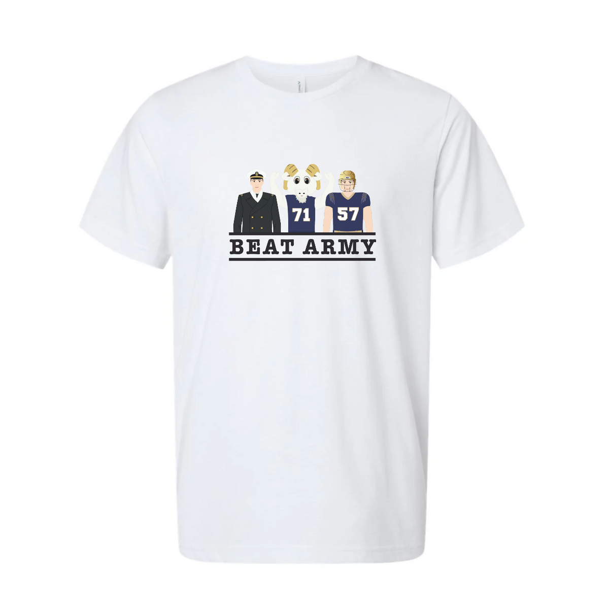Beat Army Character Tee