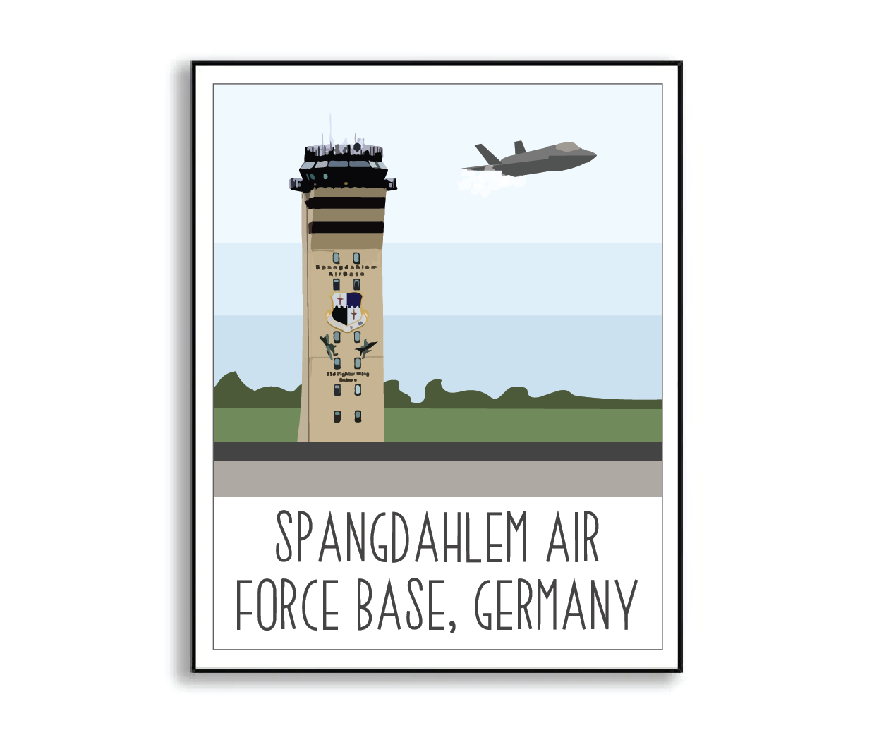 Spangdahlem Air Base Print