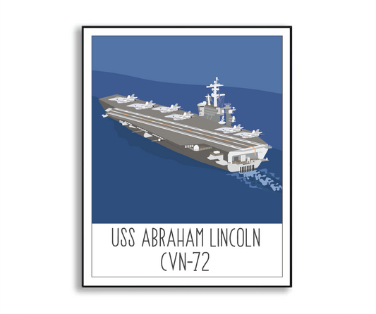 USS Abraham Lincoln CVN-72 Print