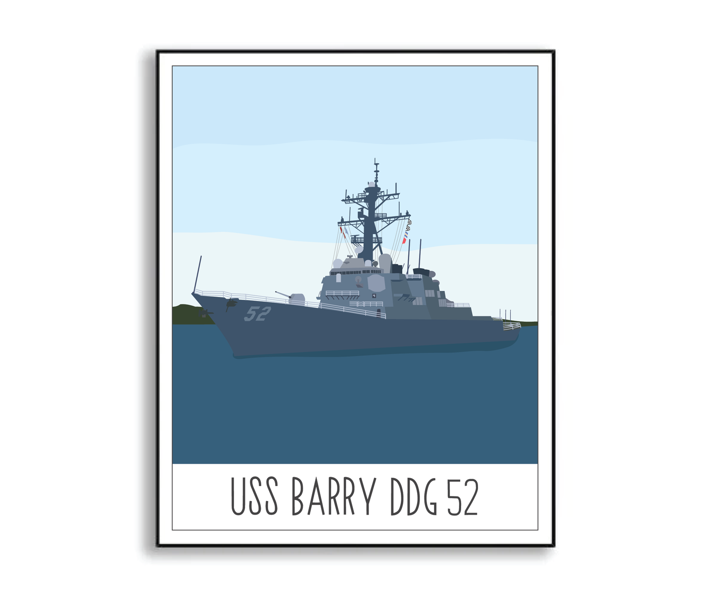 USS Barry DDG 52 Print