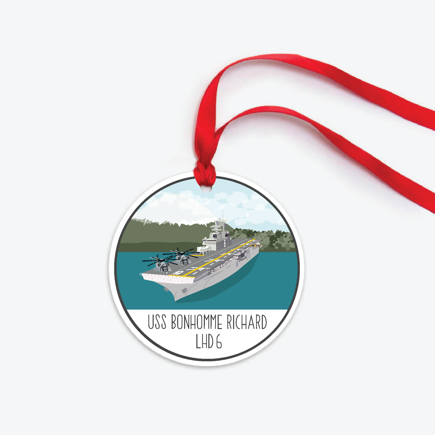 USS Bonhomme Richard LHD6 Ornament