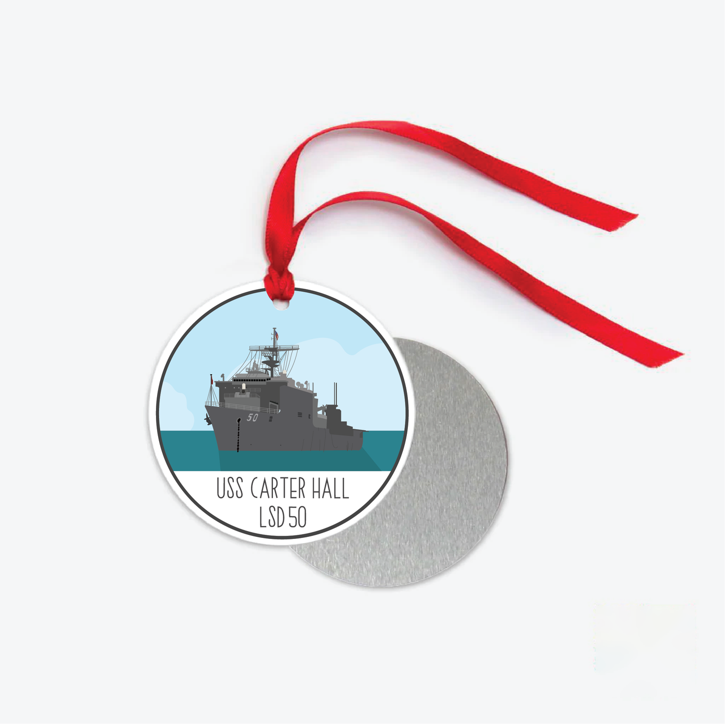 USS Carter Hall LSD50 Ornament