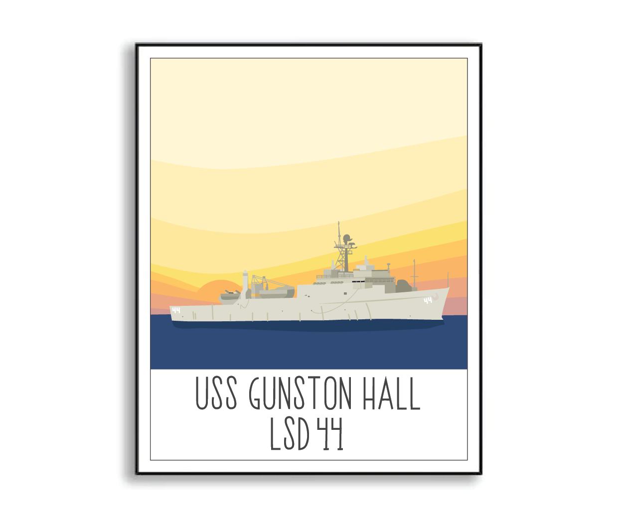 USS Gunston Hall LSD-44 Print