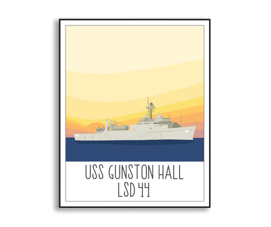 USS Gunston Hall LSD-44 Print