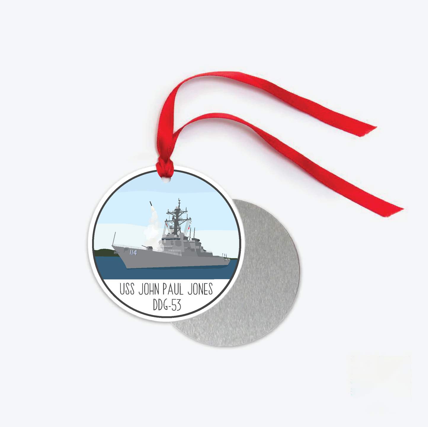 USS John Paul Jones DDG-53 Ornament