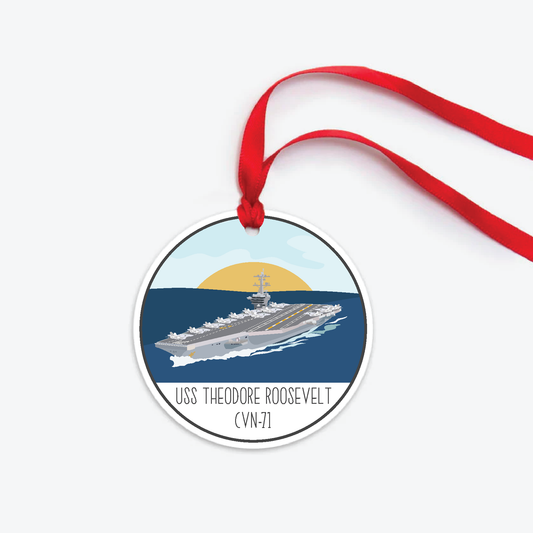USS Theodore Roosevelt CVN-71 Ornament
