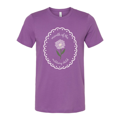 Bravery in Bloom Military Child Tee