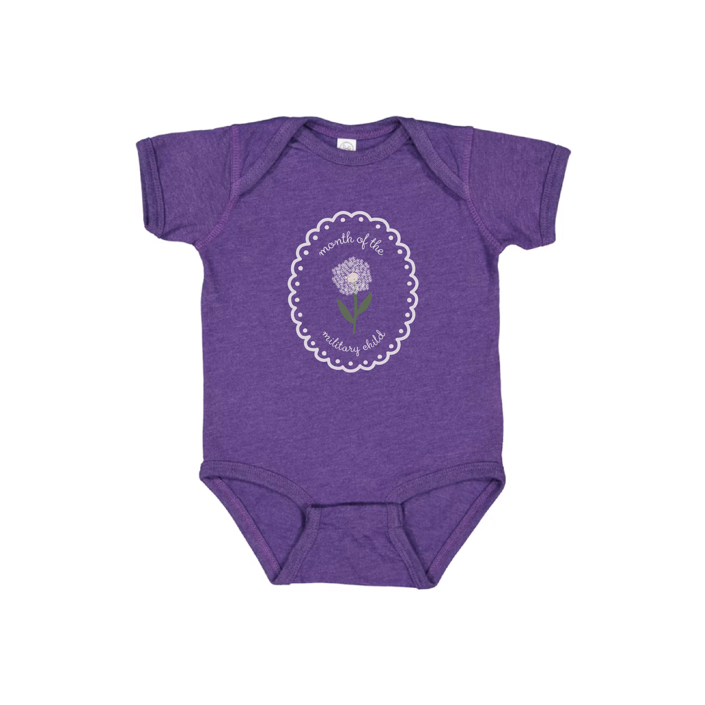 Bravery in Bloom Military Child Tee