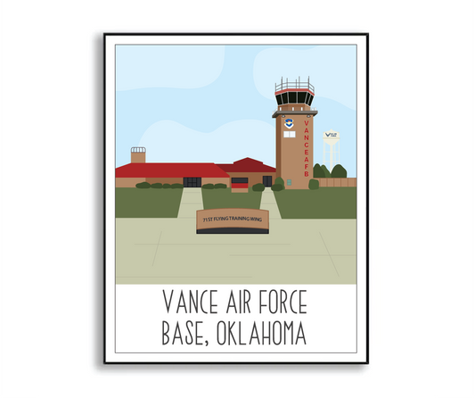 Vance Air Force Base Print