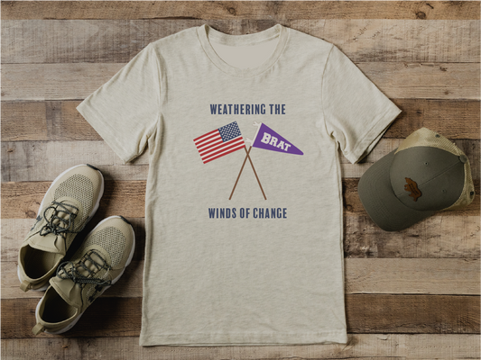 Month of the Military Child Flags Tee