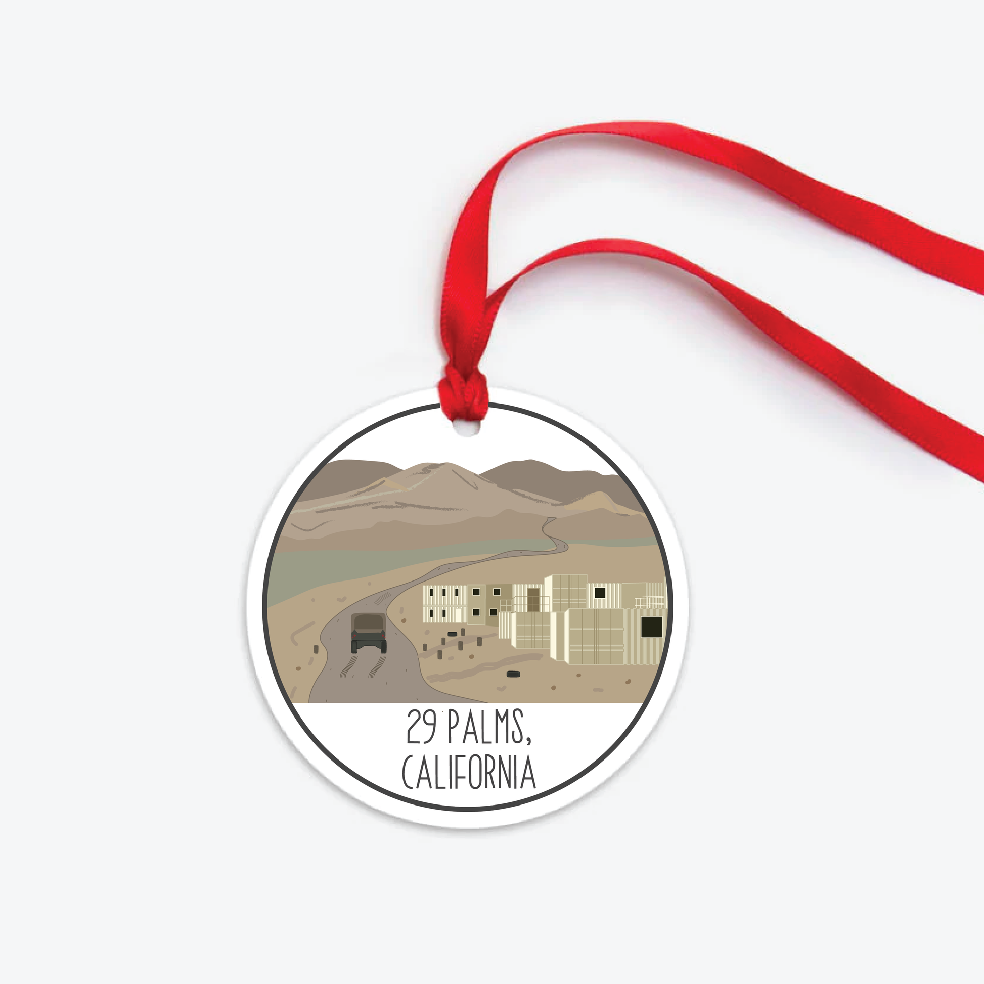 29 palms ornament two sided