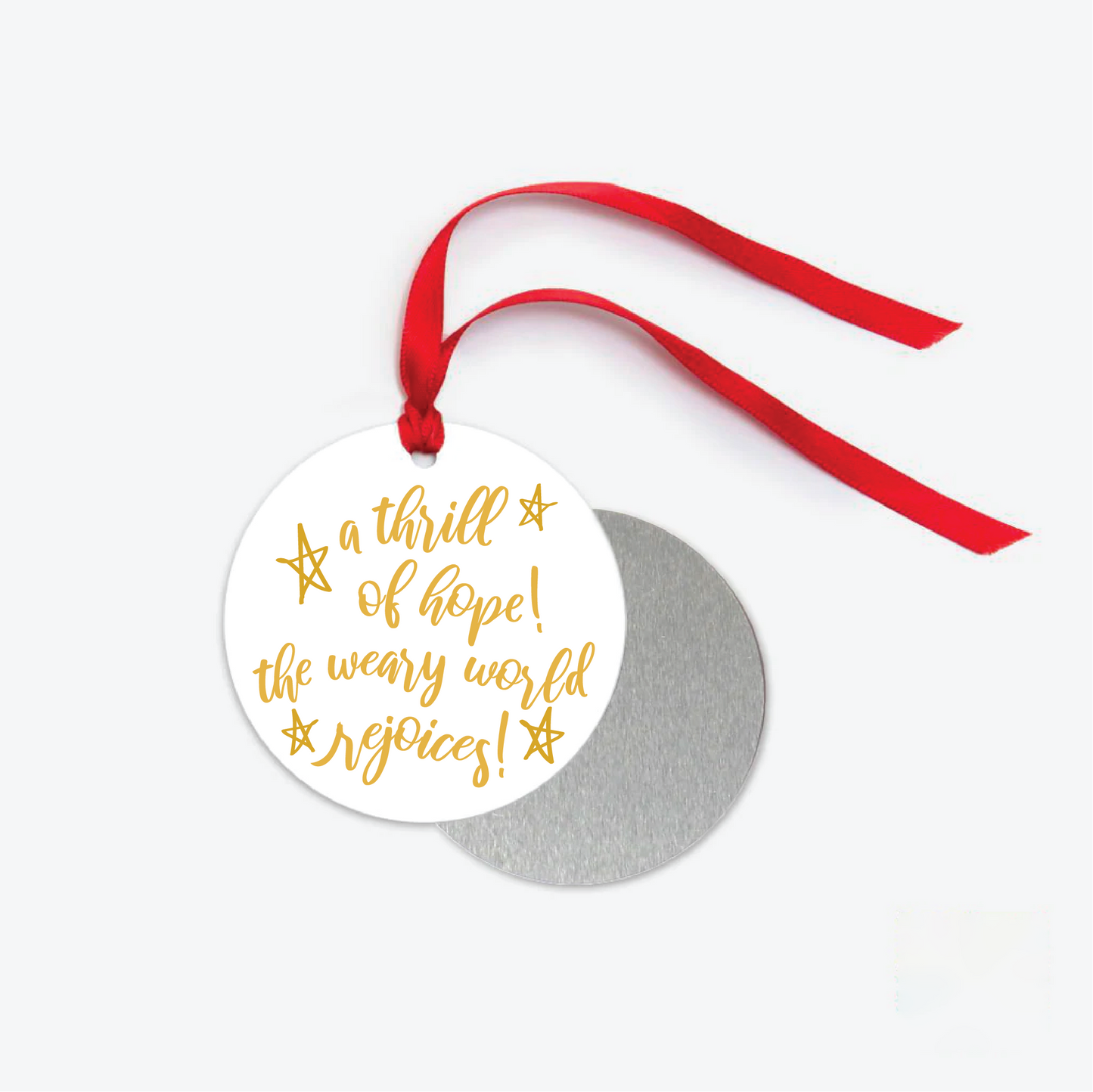 A Thrill of Hope Christmas Ornament