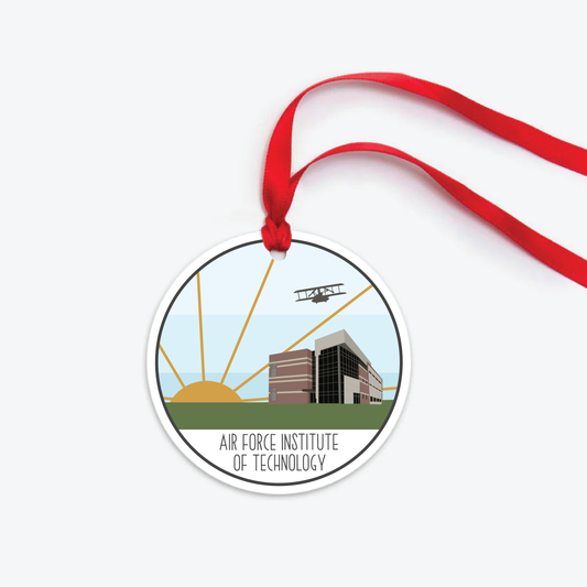 air force institute of technology ornament two sided