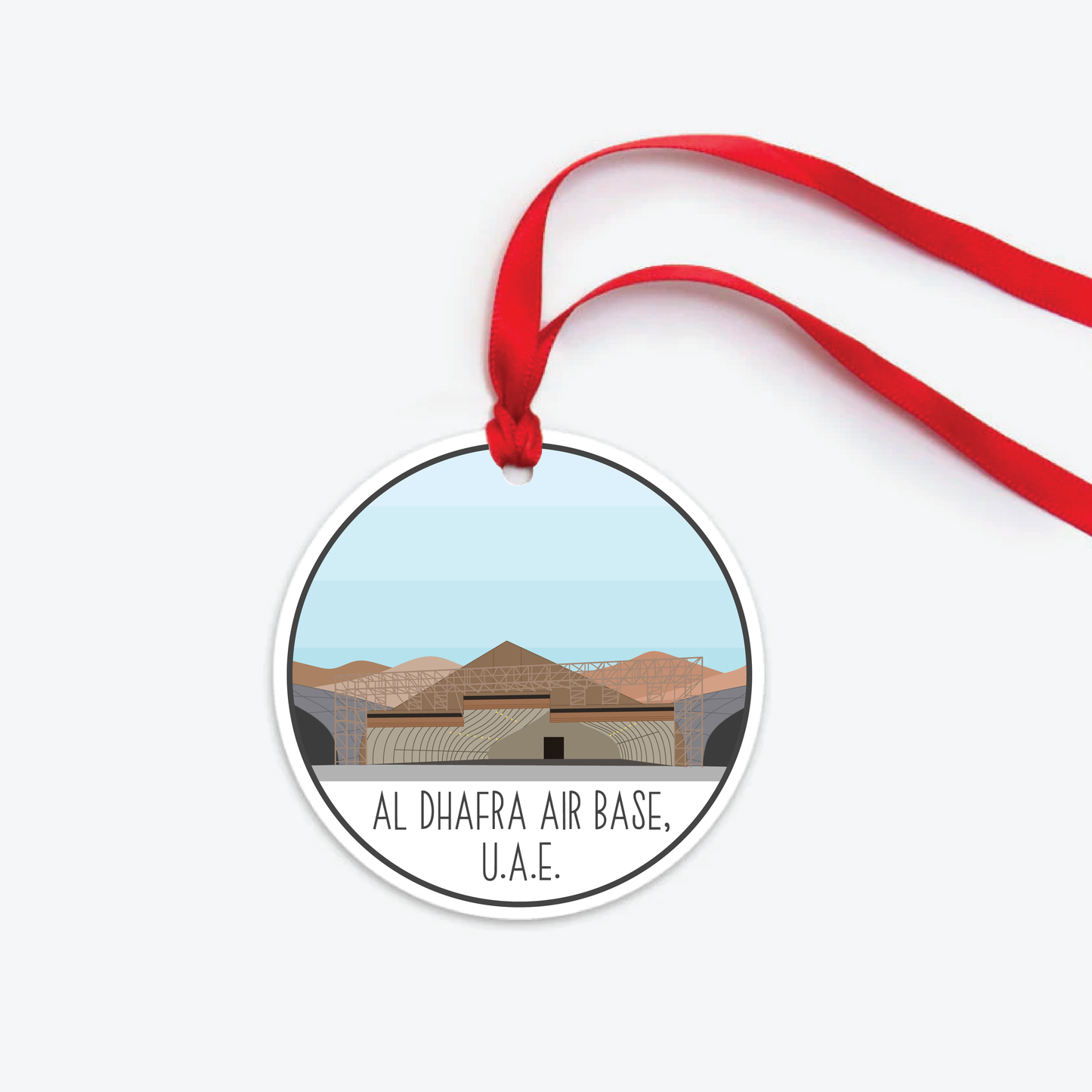 al dhafra air base ornament two sided