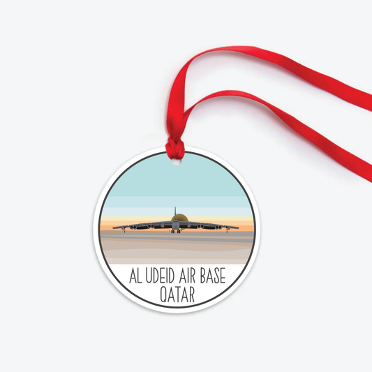 al udeid air base ornament two sided