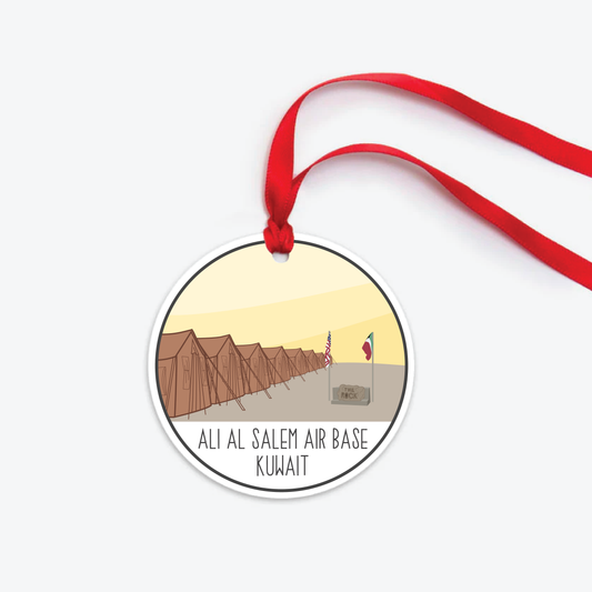 ali al salem air base ornament two sided