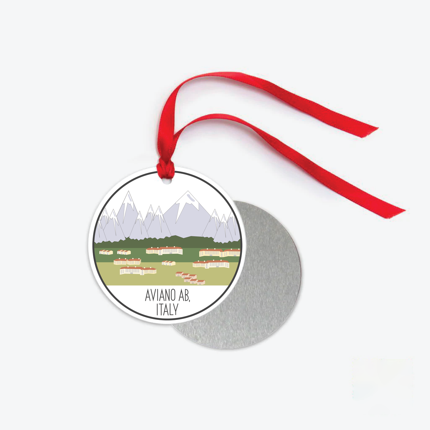 aviano air base ornament one sided