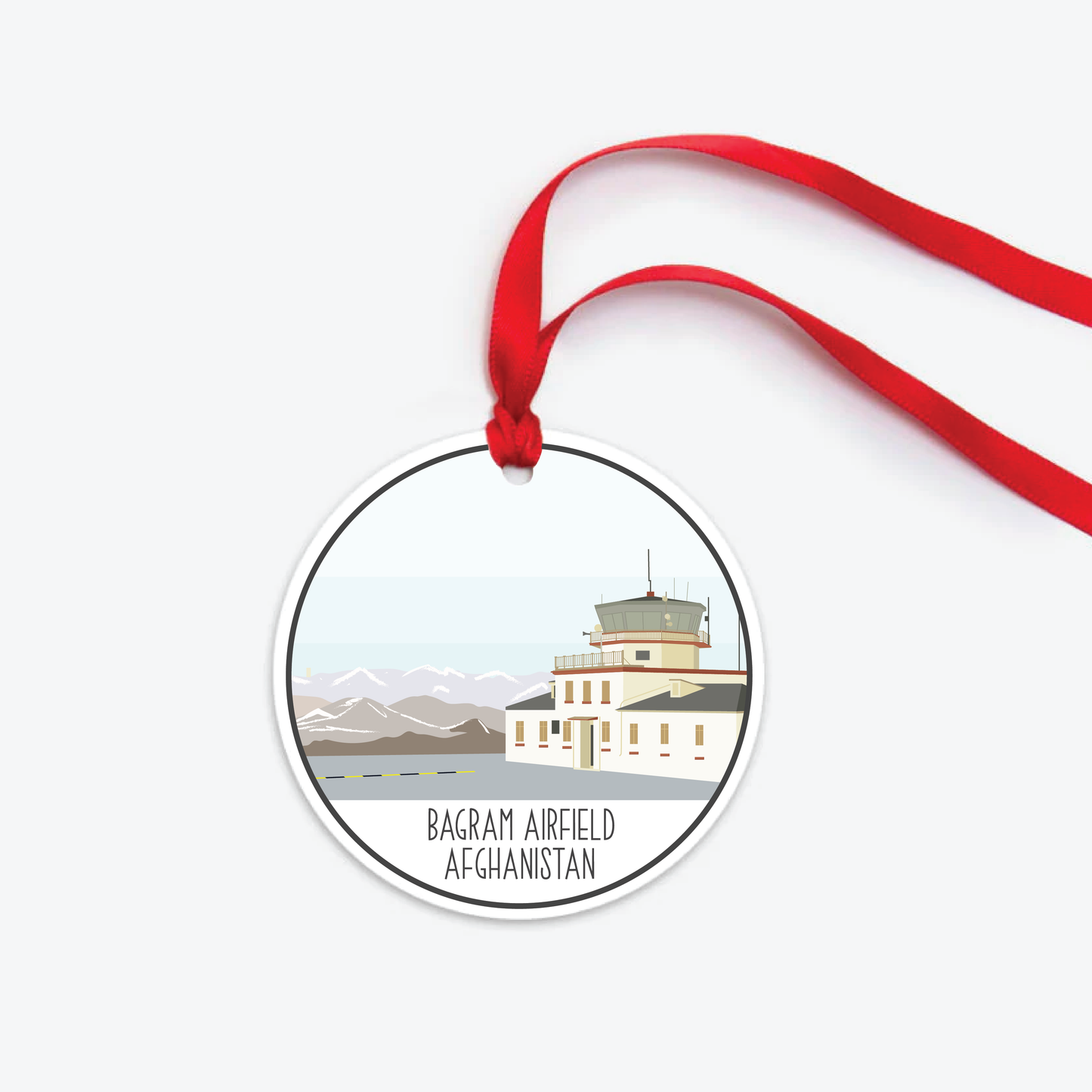 bagram airfield ornament two sided