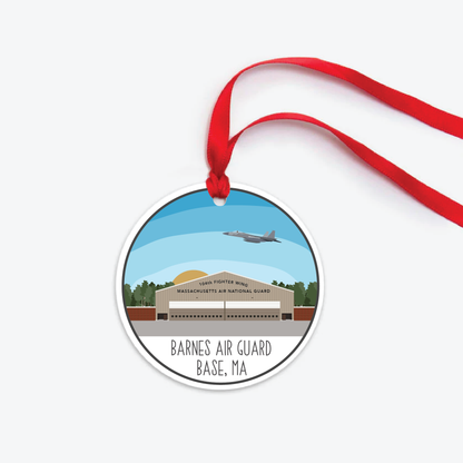 Barnes Air Guard Base Ornament