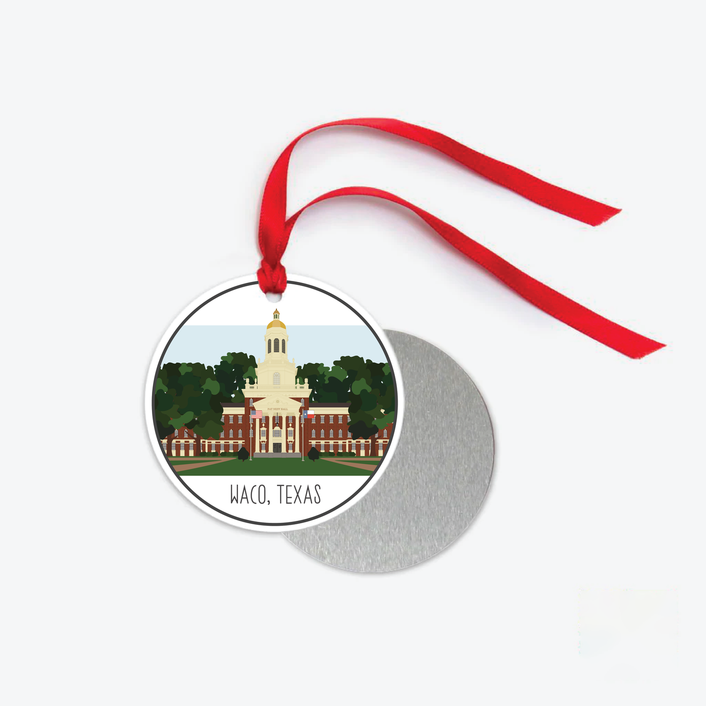 baylor university ornament one sided