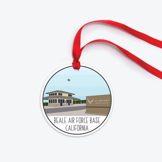 beale air force base ornament two sided