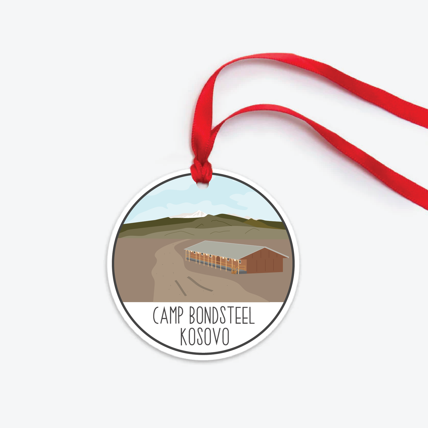 Camp Bondsteel Kosovo Ornament