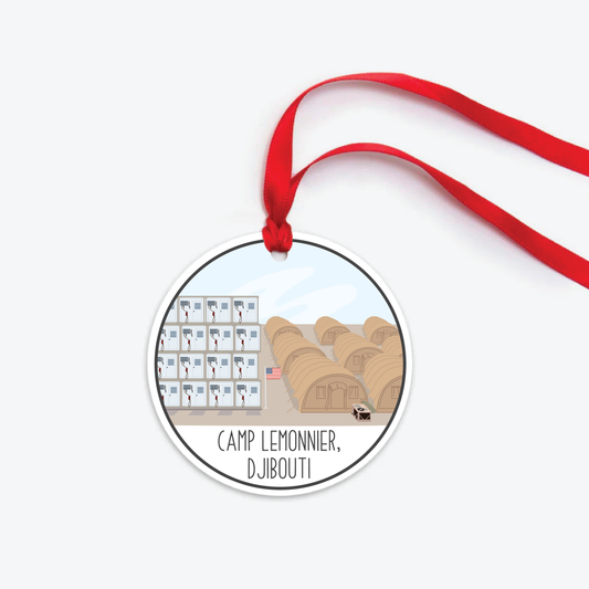 camp lemonnier ornament two sided