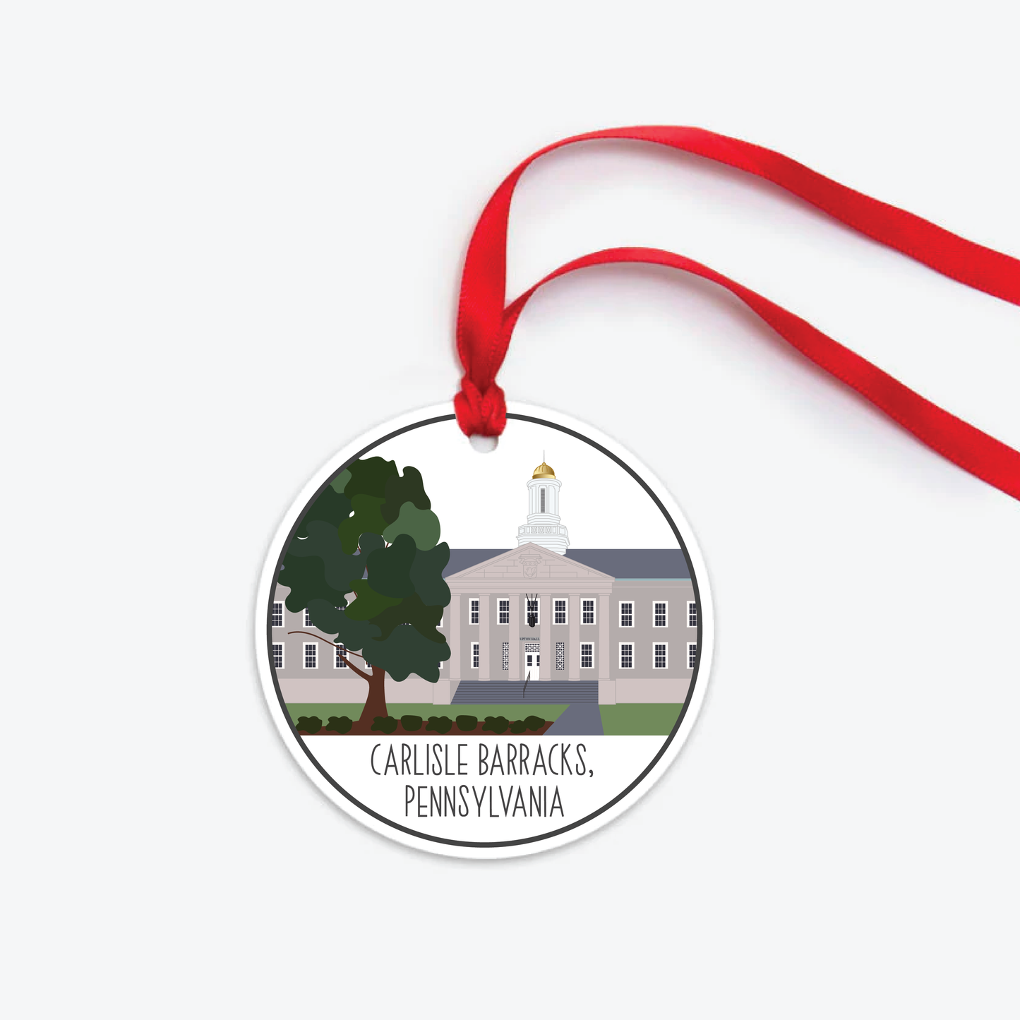 carlisle barracks ornament two sided