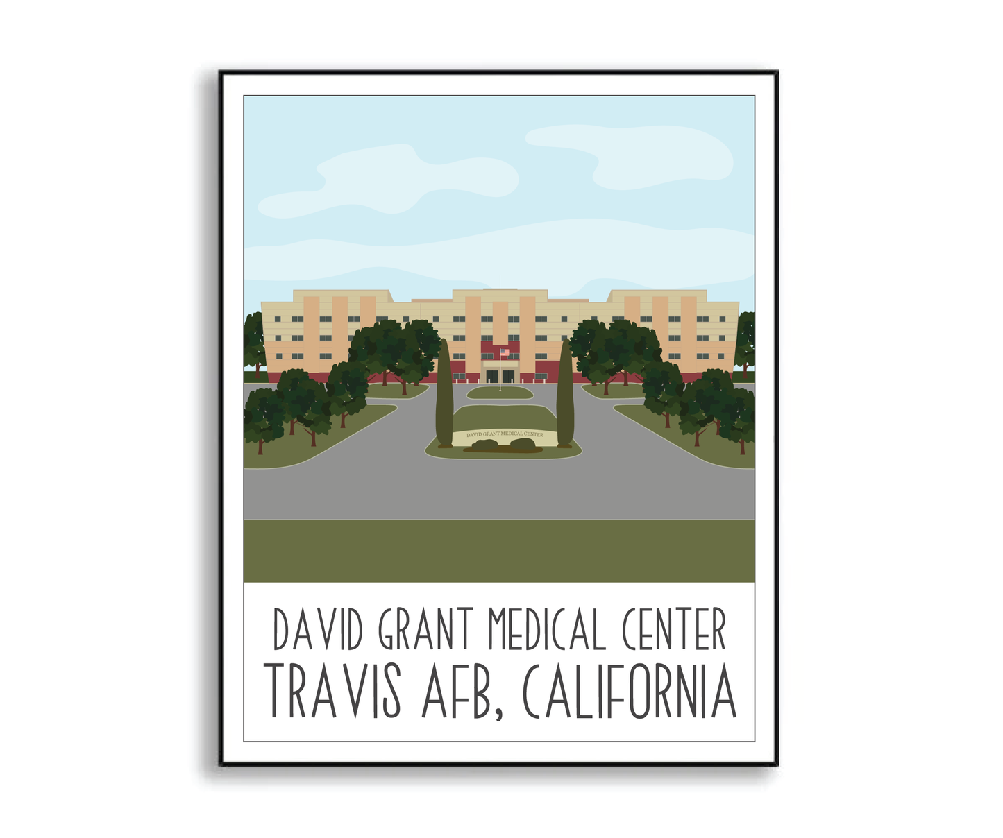 travis air force base print