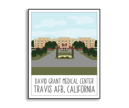 travis air force base print